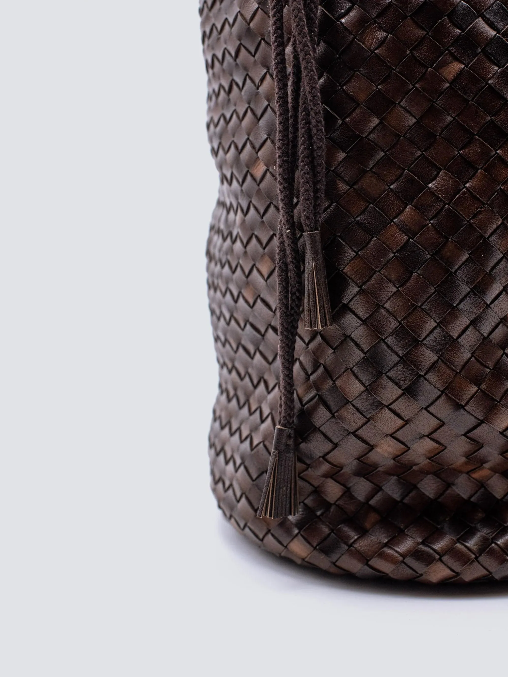 Borsa a Secchiello Jacky Bucket Marrone