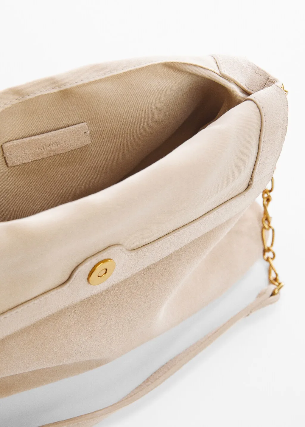 Borsa crosta di cuoio catena