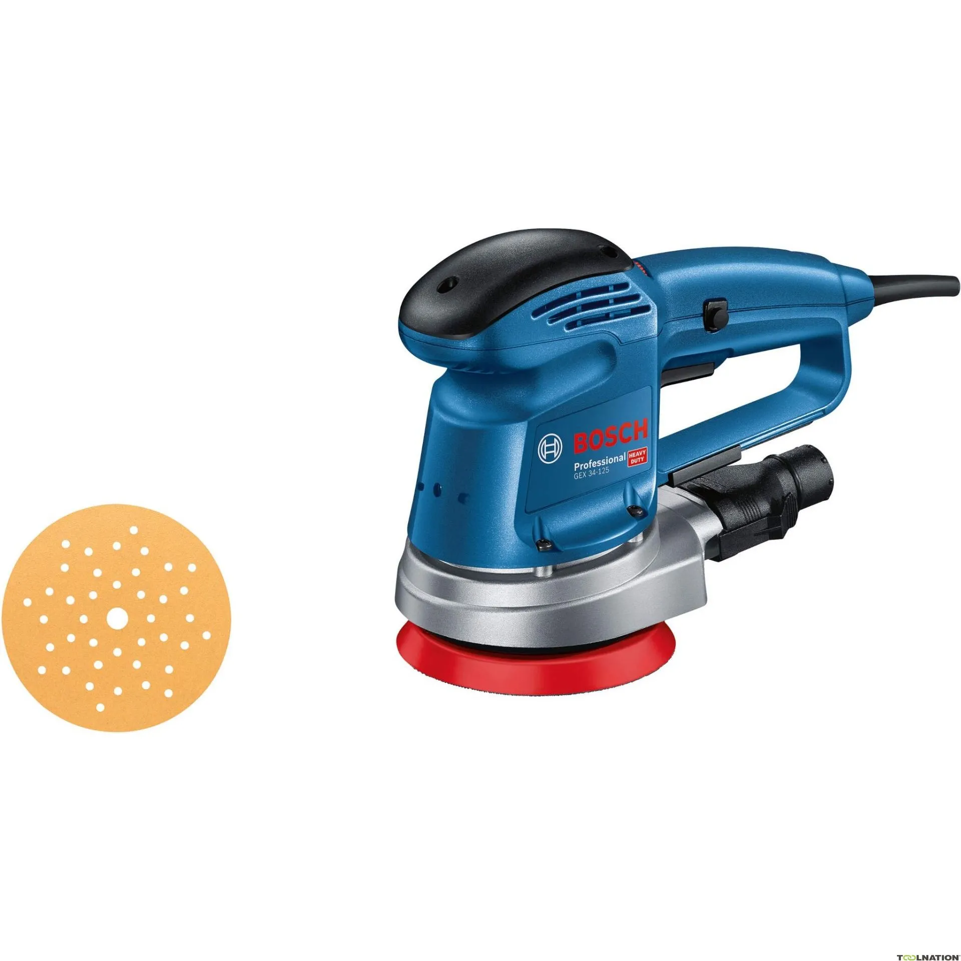 Bosch Professional 0601372300 GEX 34-125 Levigatrice eccentrica professionale 125 mm