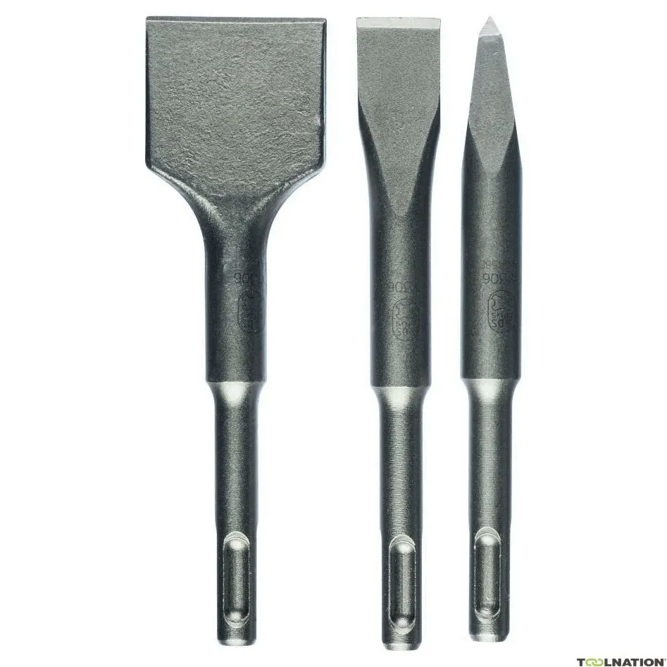 Bosch Professional Accessori 2608690180 Set di 3 scalpelli SDS-plus 140 mm