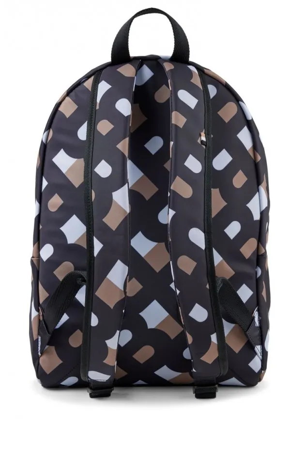 Boss - Hugo Boss Zaino in materiale riciclato con spallacci regolabili
