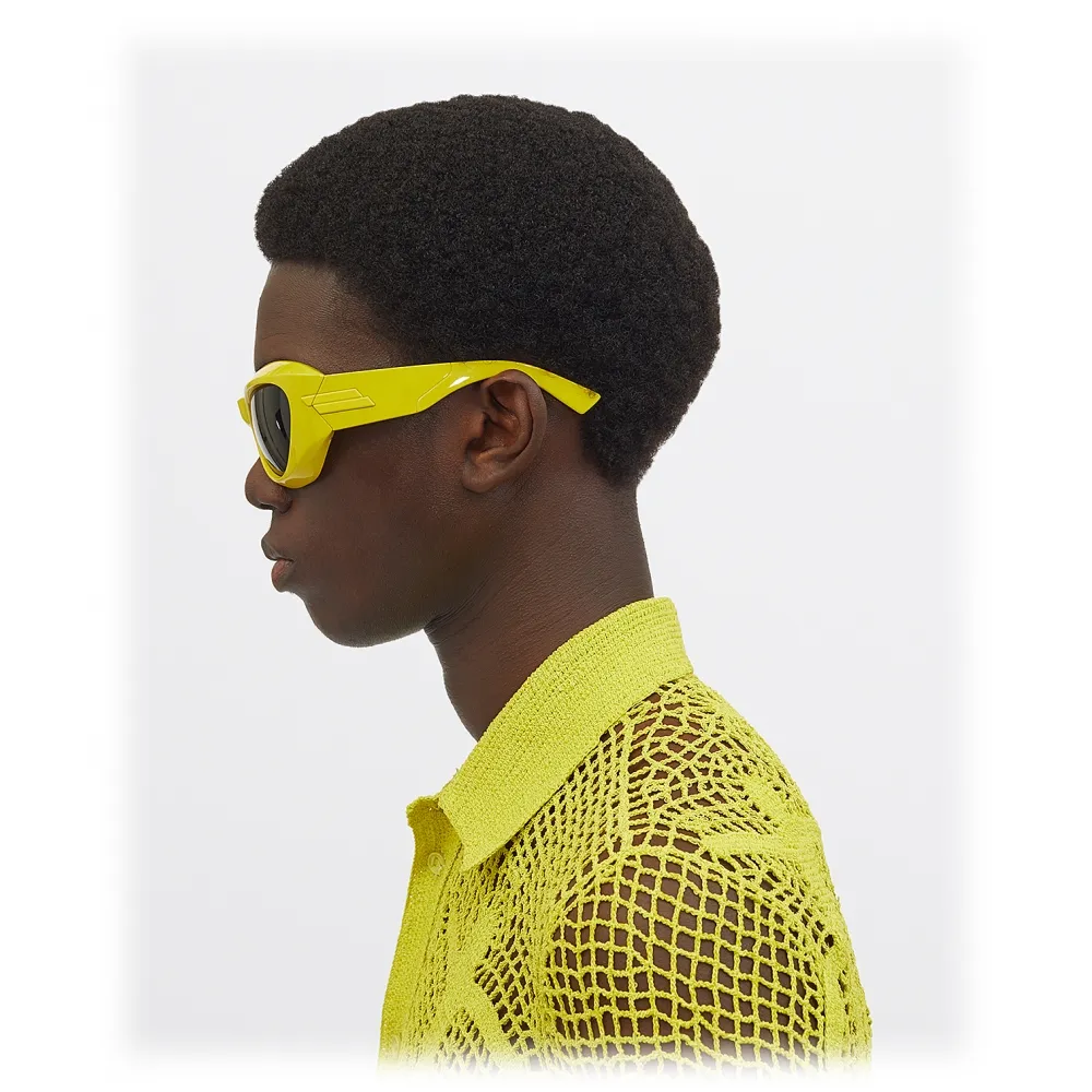 Bottega Veneta - Occhiali da Sole Ovali - Kiwi - Occhiali da Sole - Bottega Veneta Eyewear