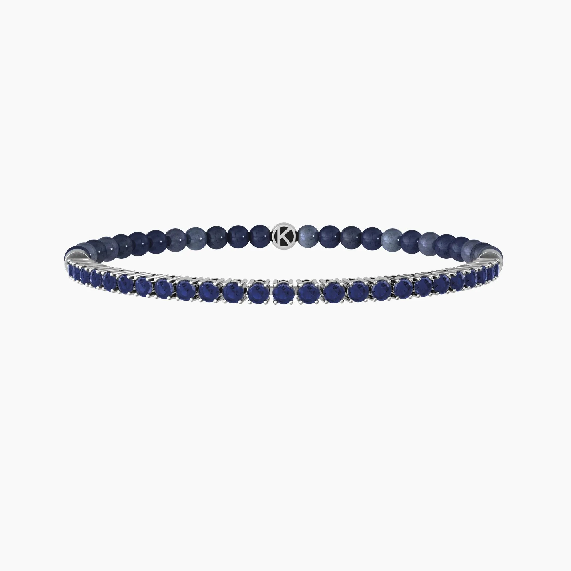 Bracciale Donna Kidult Elasticizzato Blu Tennis Be Different – Symbols