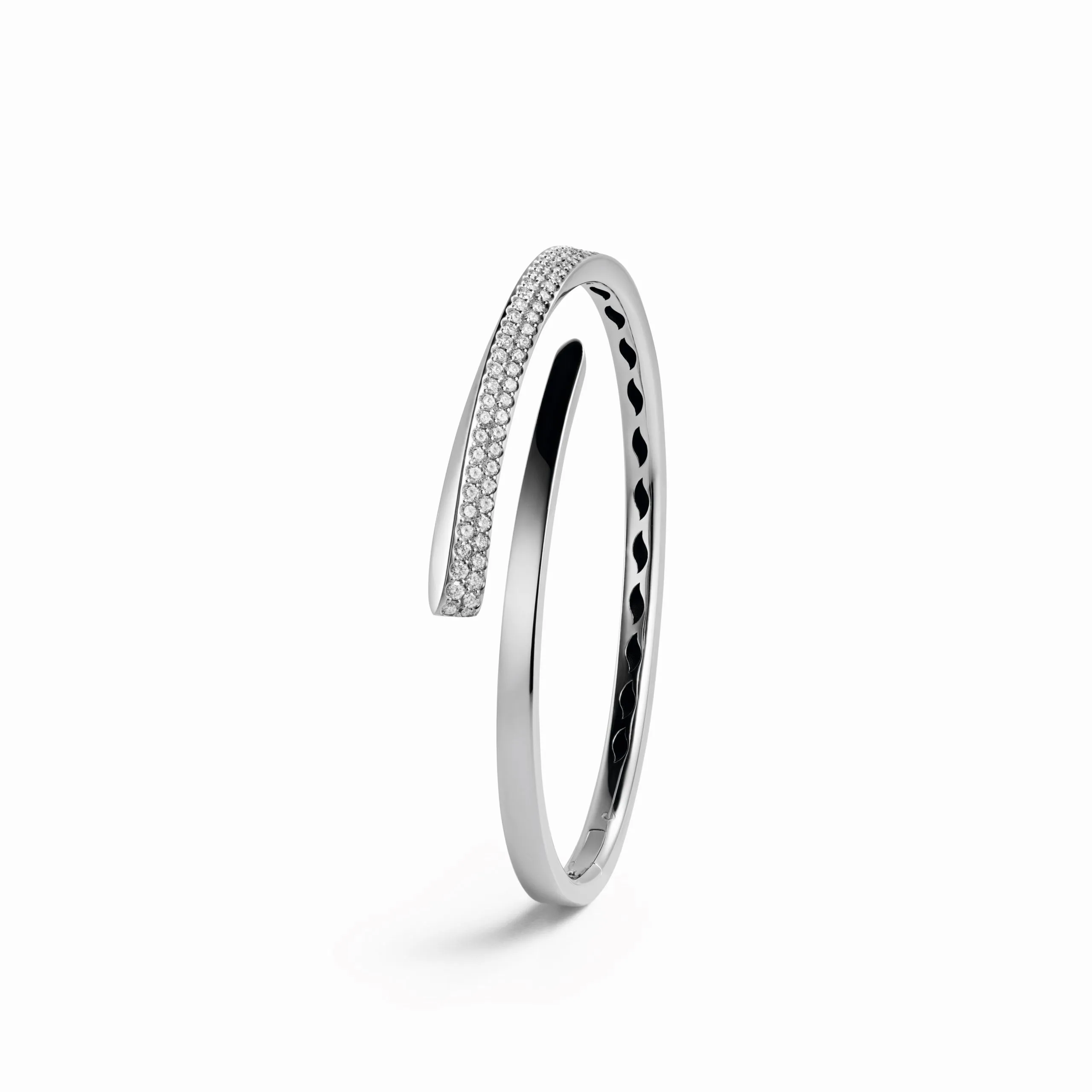 Bracciale Like Crivelli in Oro Bianco 18Kt e Diamanti