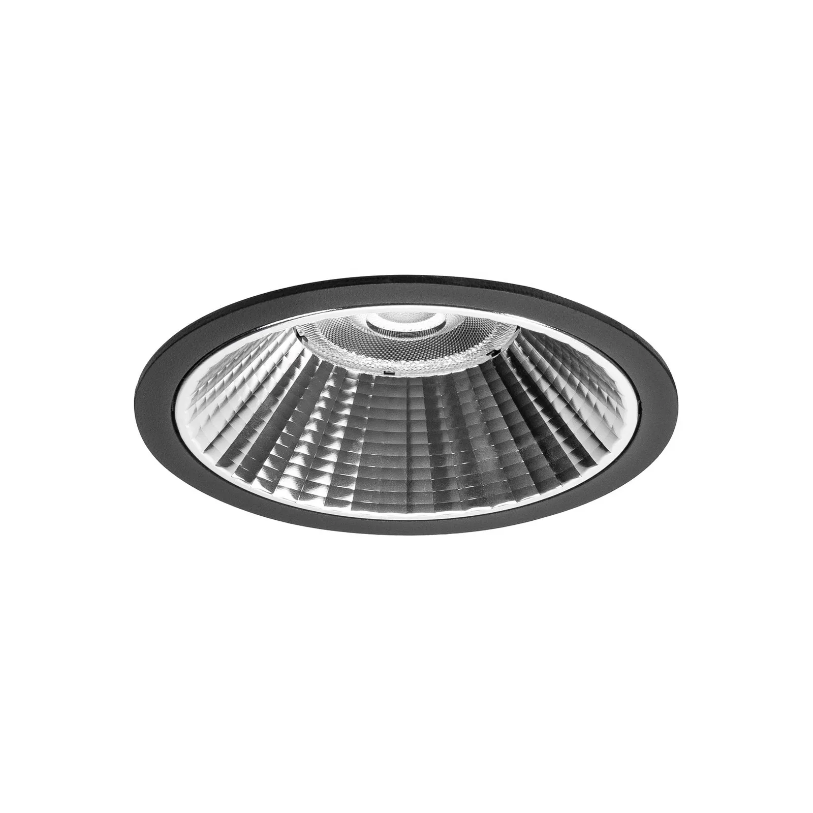 BRUMBERG Apollo Midi, sfaccettato, rotondo, 3.500 K, nero
