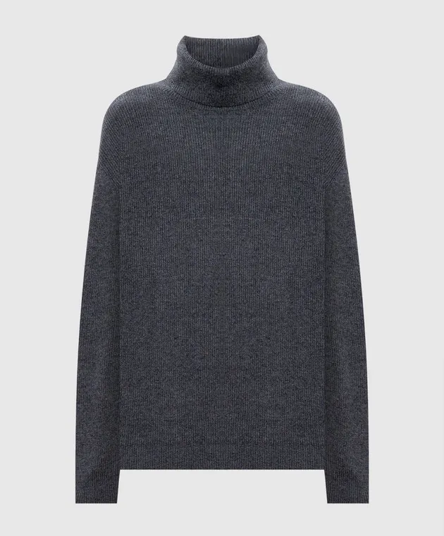Brunello Cucinelli Maglione in cashmere grigio M12175403