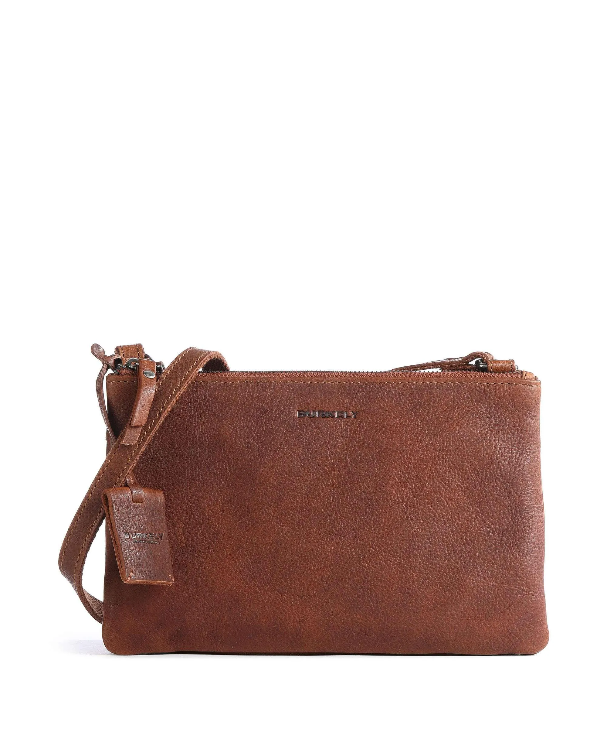  Burkely Antique Avery L Borsa a tracolla pelle granulata cognac  