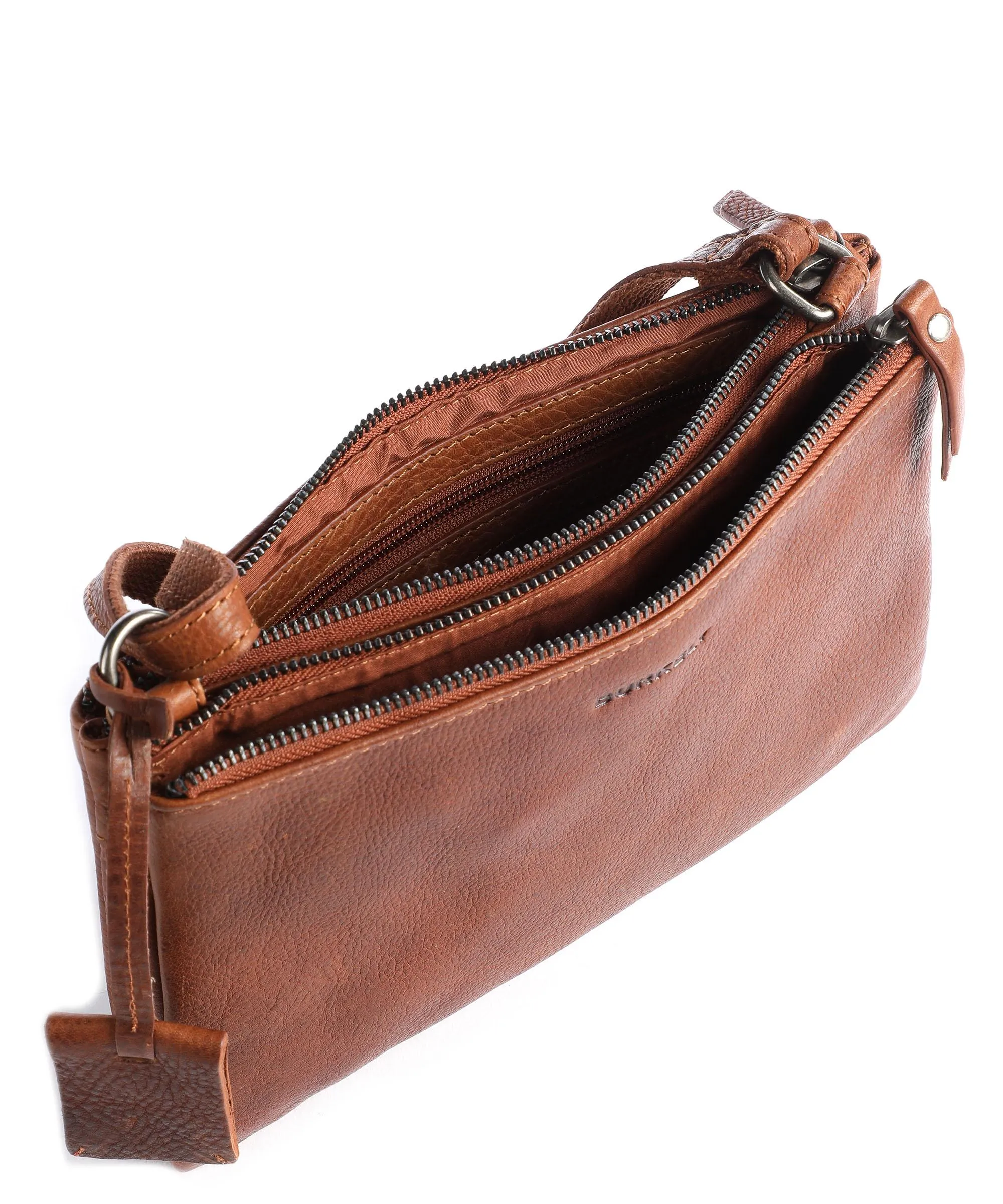  Burkely Antique Avery L Borsa a tracolla pelle granulata cognac  