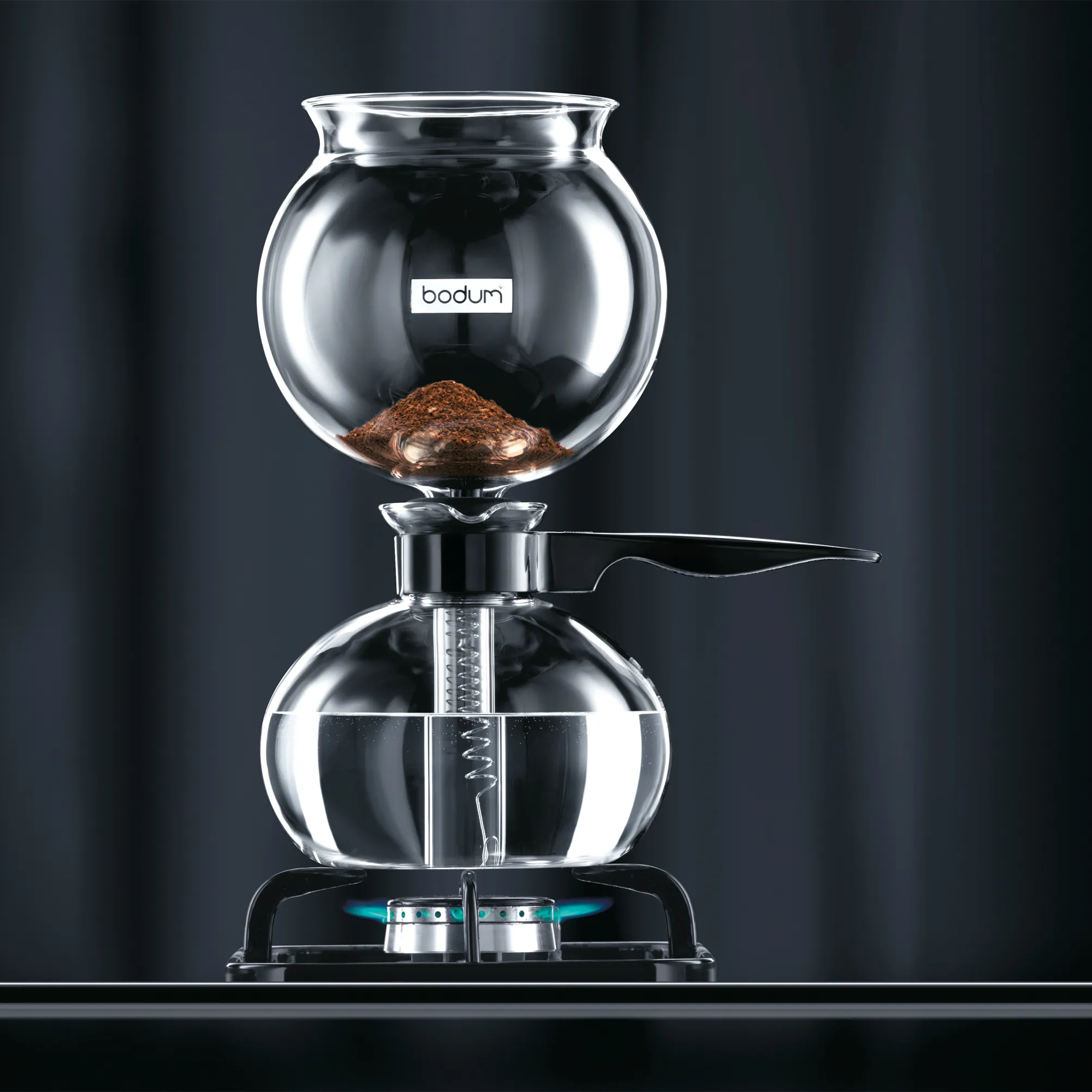 Caffettiera Pebo vacuum 1 L.jn{font-size:18px}8 rame