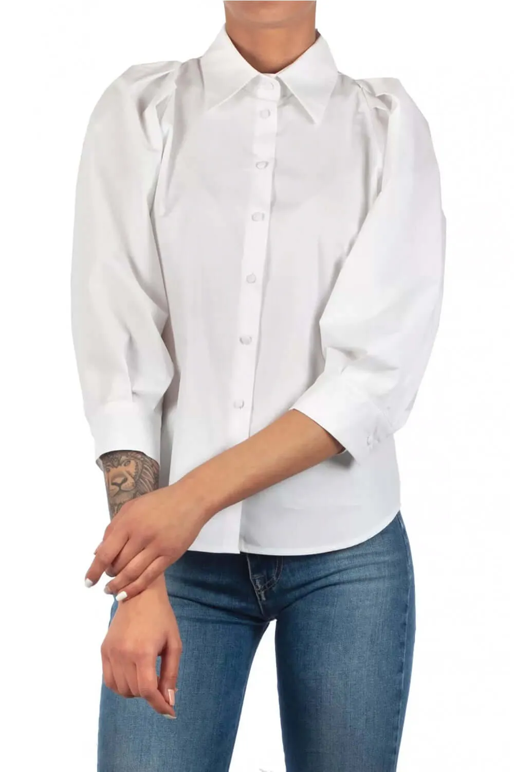 Camicia con maniche palloncino - SUOLI