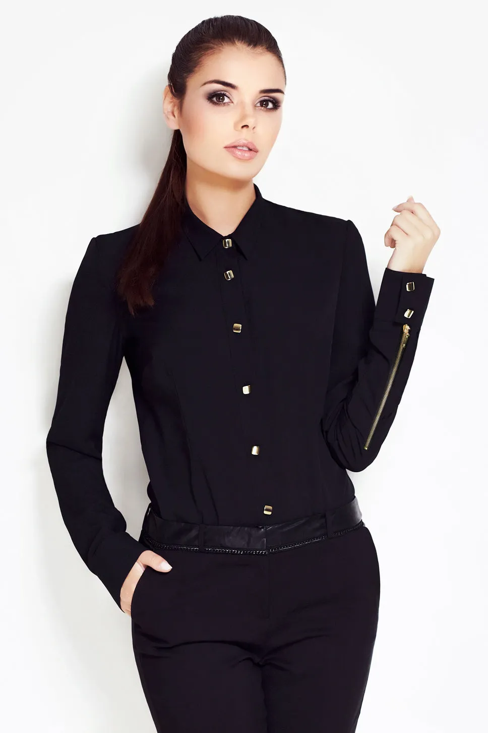 Camicia elegante  model 25116 awama