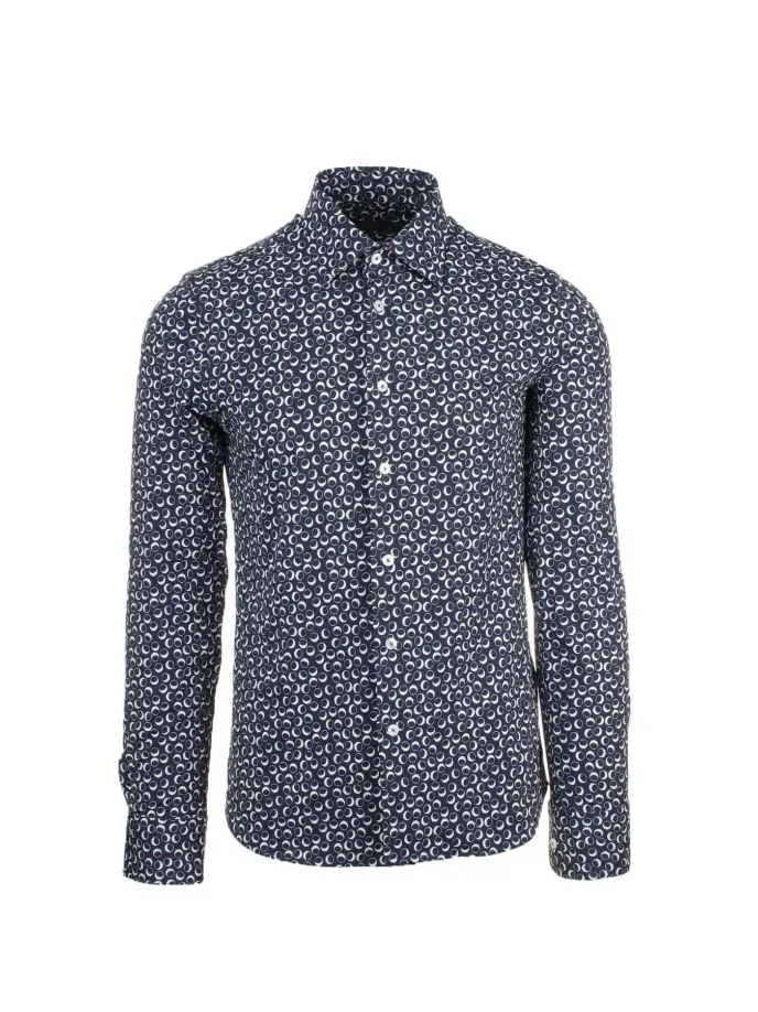 Camicia in tessuto tecnico fantasia