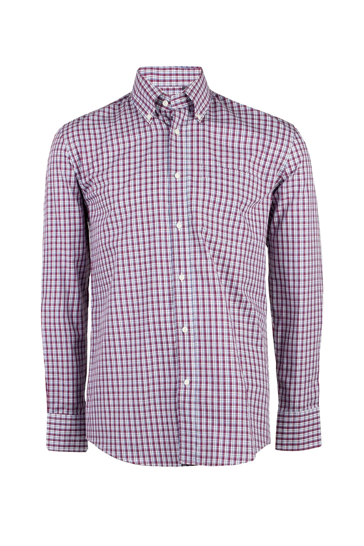 Camicia quadri in puro cotone