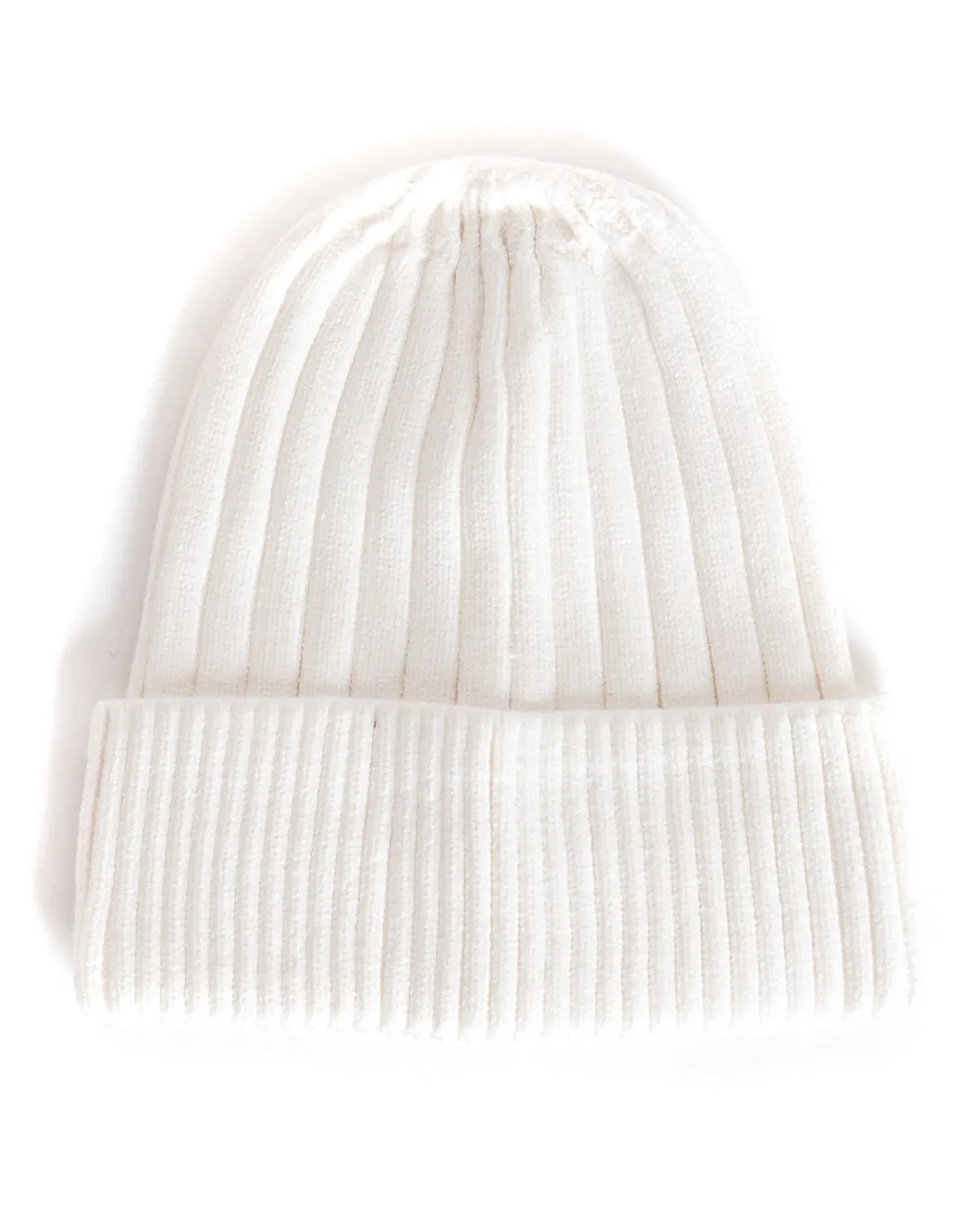 Cappello Uomo Tinta Unita Zuccotto Lana Panna Morbido Casual GIOSAL-CAP1009A
