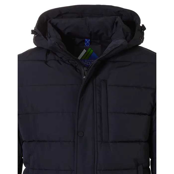 Cappotto invernale trapuntato sportivo Sea Barrier Blu scuro