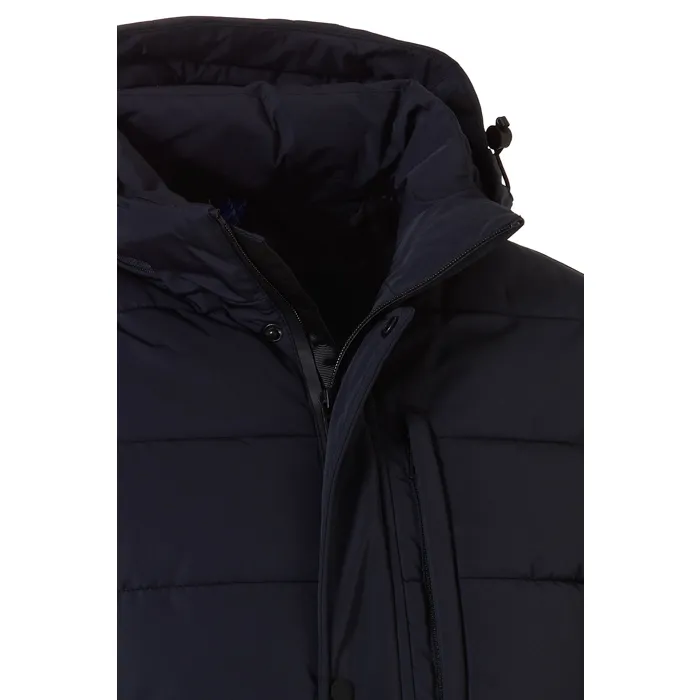 Cappotto invernale trapuntato sportivo Sea Barrier Blu scuro