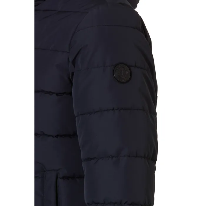 Cappotto invernale trapuntato sportivo Sea Barrier Blu scuro