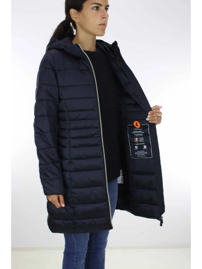 Cappotto lungo con cappuccio Camille