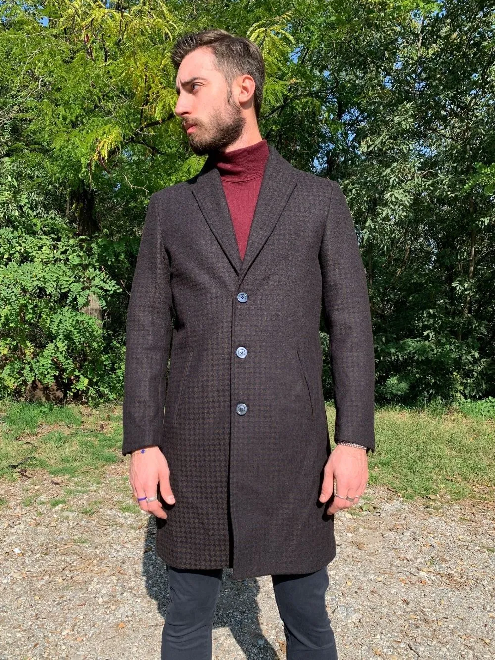 Cappotto pied de poule