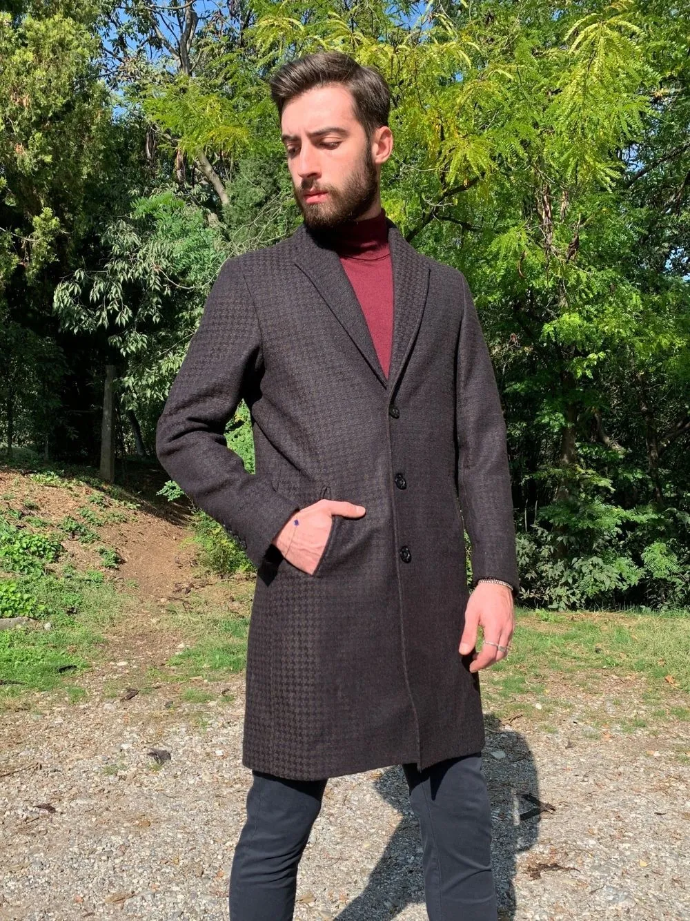 Cappotto pied de poule