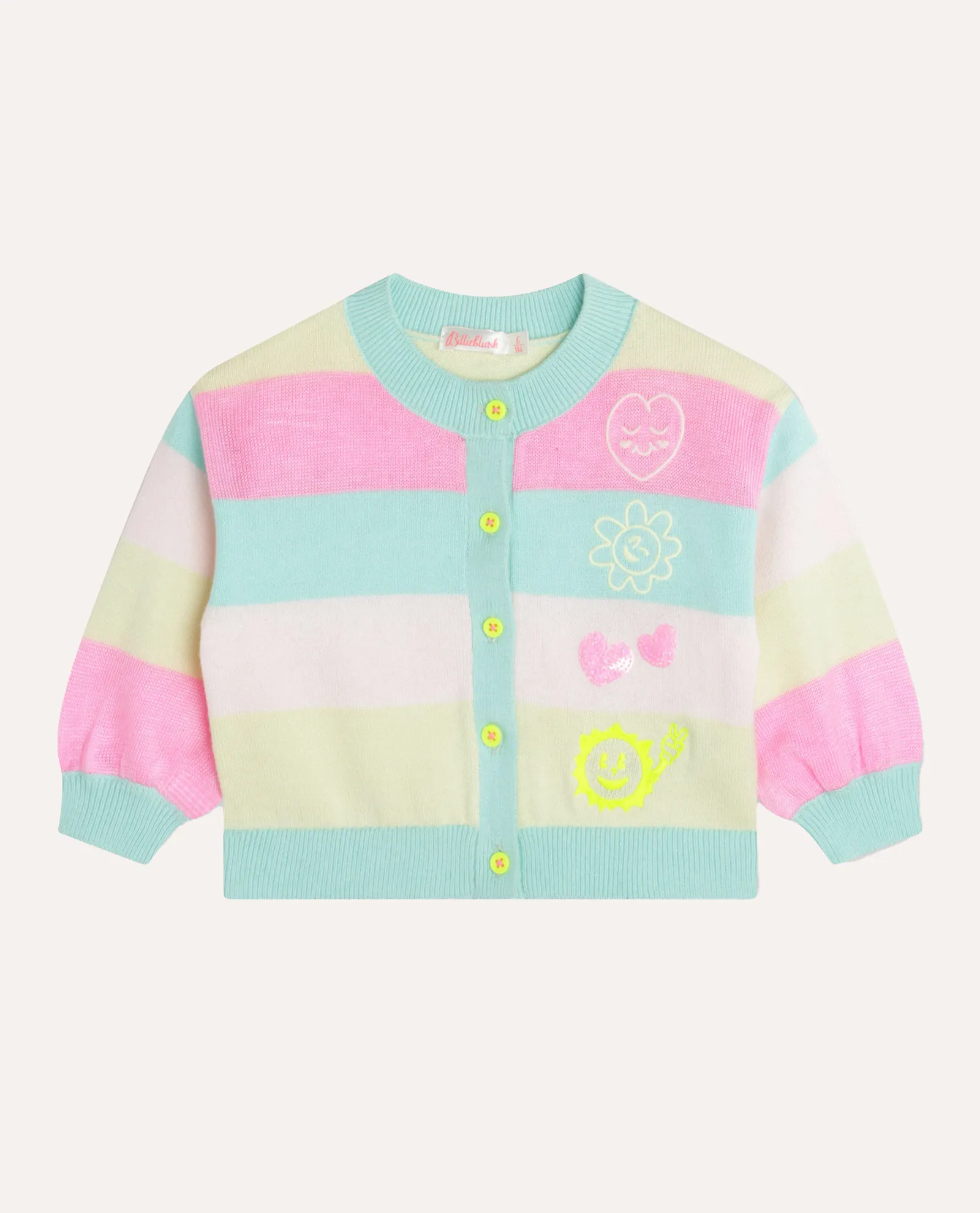Cardigan Billieblush in maglia a righe
