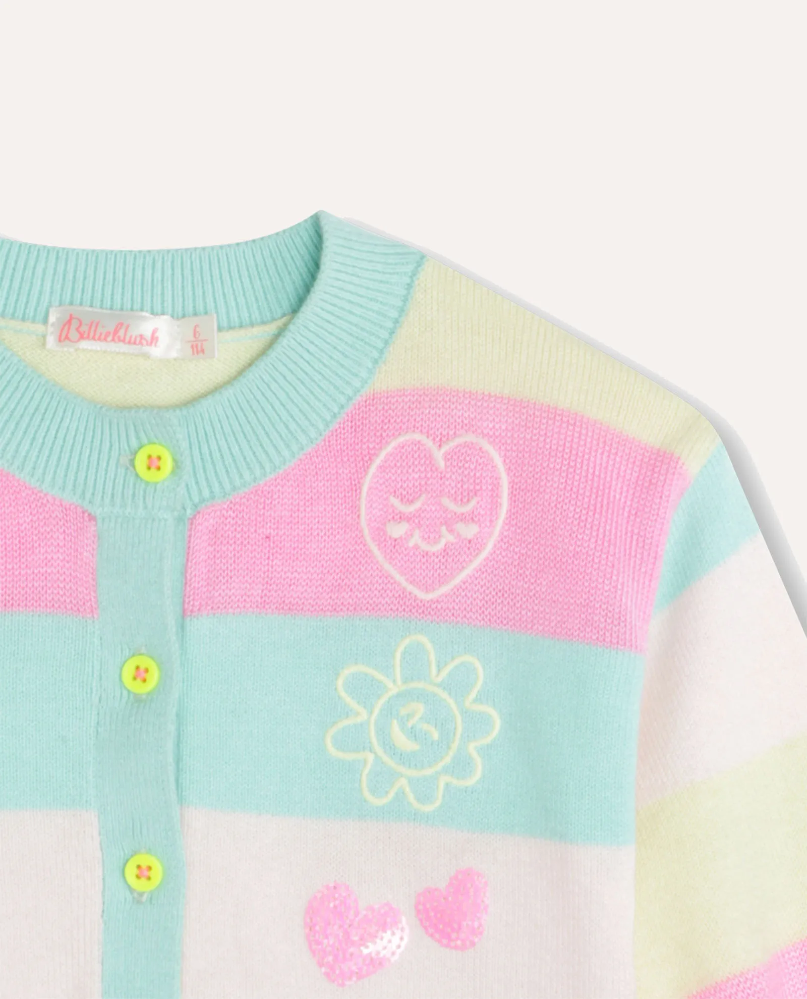 Cardigan Billieblush in maglia a righe