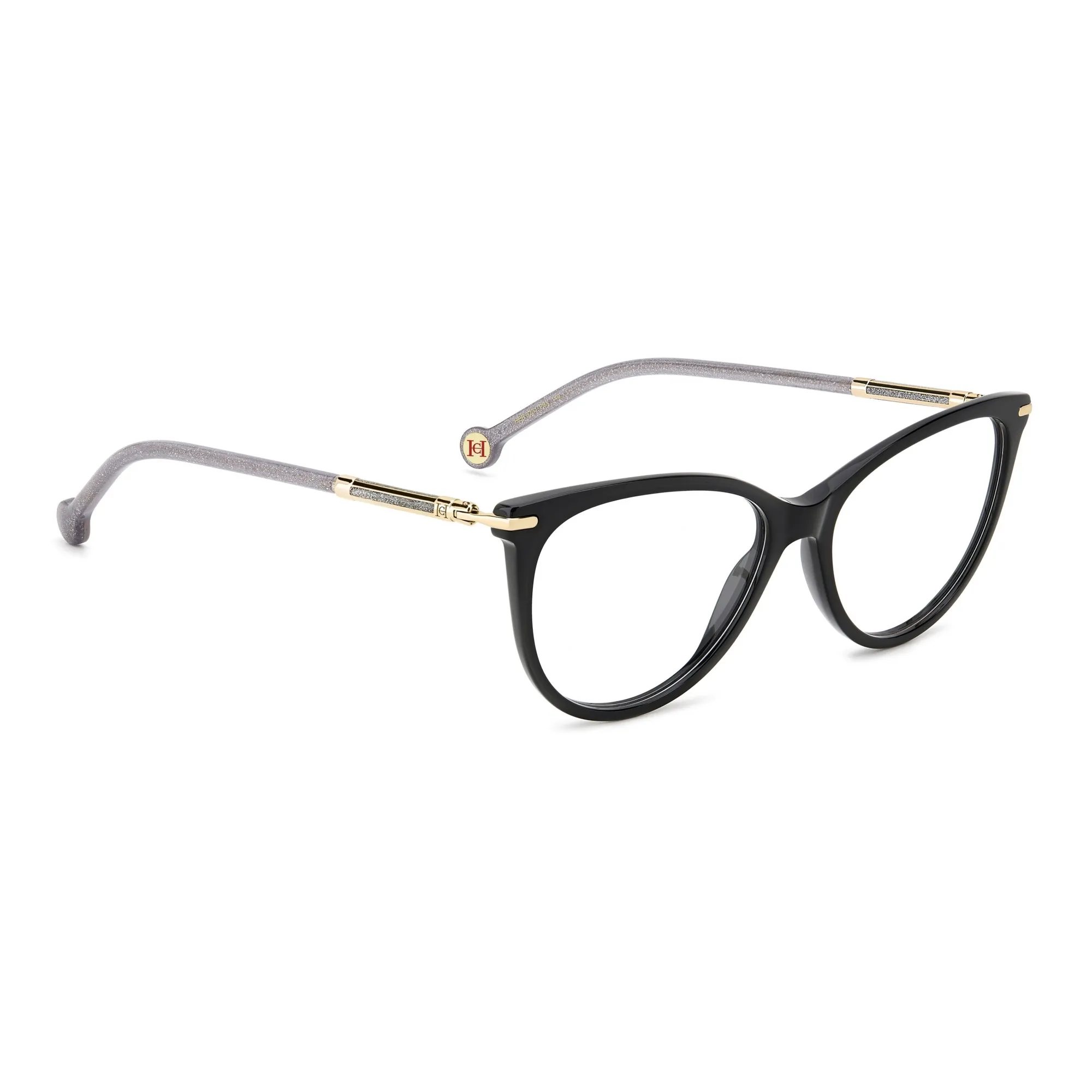   Carolina Herrera HER 0231 - P9X Nero Glitterato Nero | Occhiale Da Vista Donna 