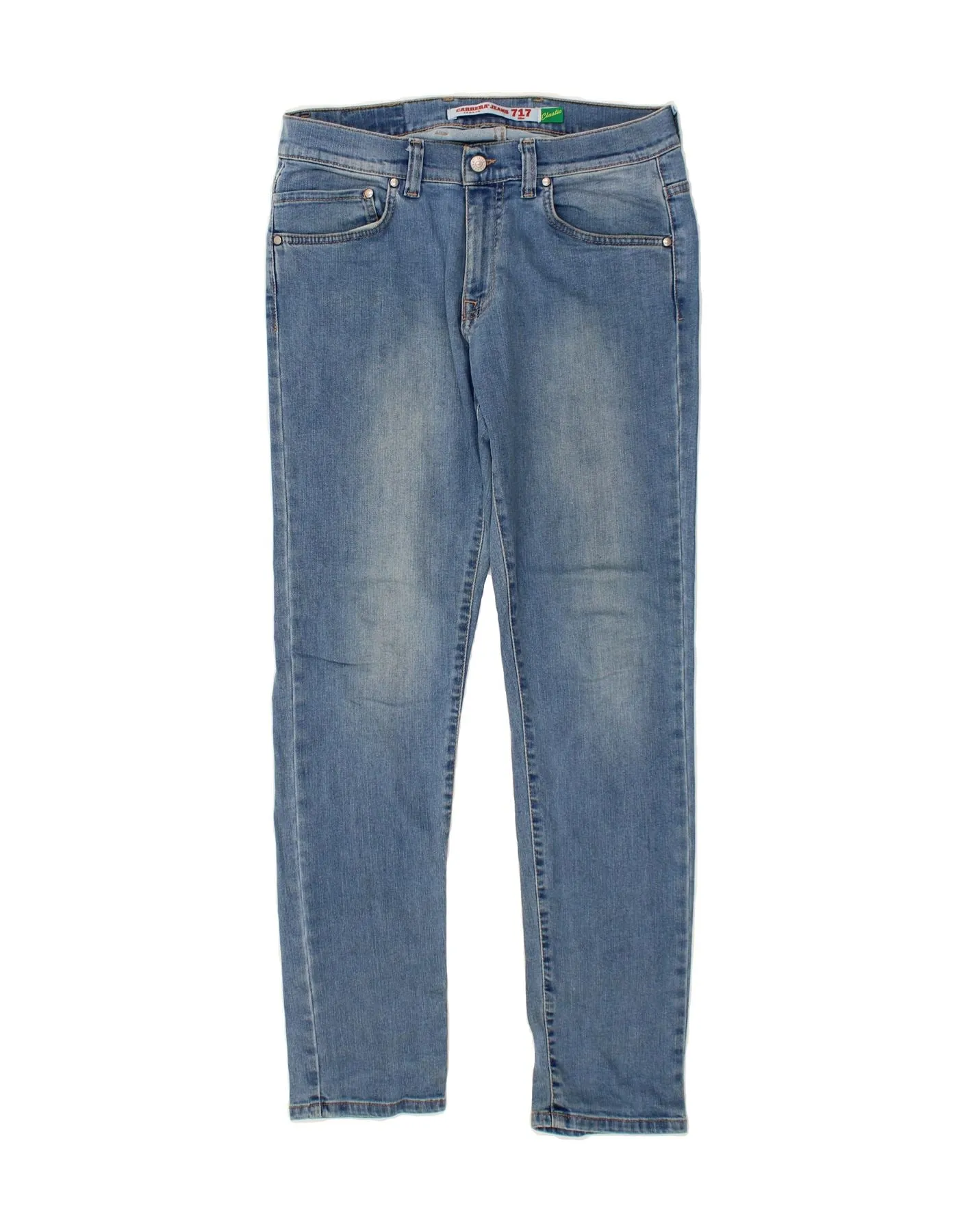 CARRERA Womens 717 Slim Jeans IT 48 XL W36 L32 Blue Cotton
