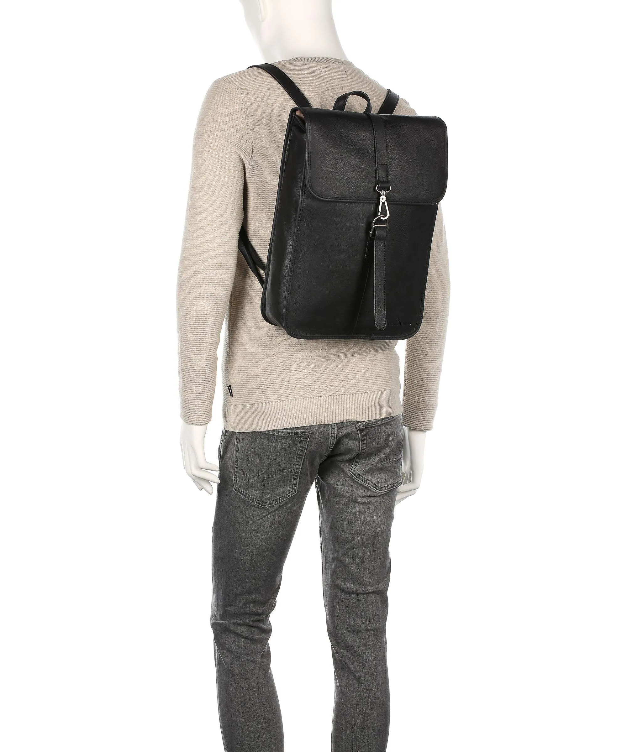  Castelijn & Beerens Carisma RFID Zaino 15″ pelle nero  