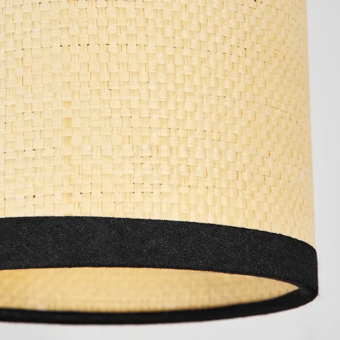 Chellas Lampada da terra Ottone, Nero, 3-Luci