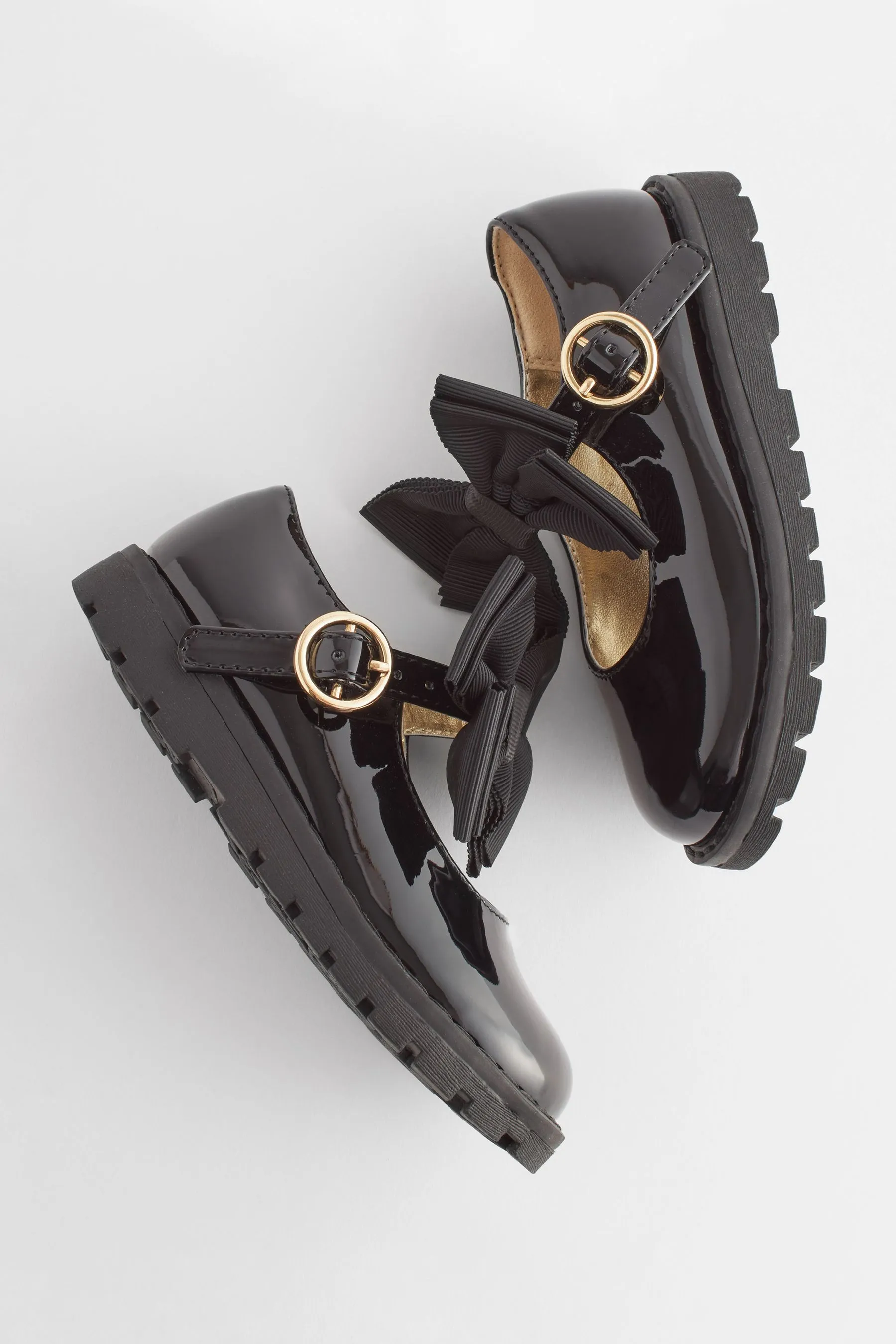 Chunky Farfallino Mary Jane Scarpe Scuola    