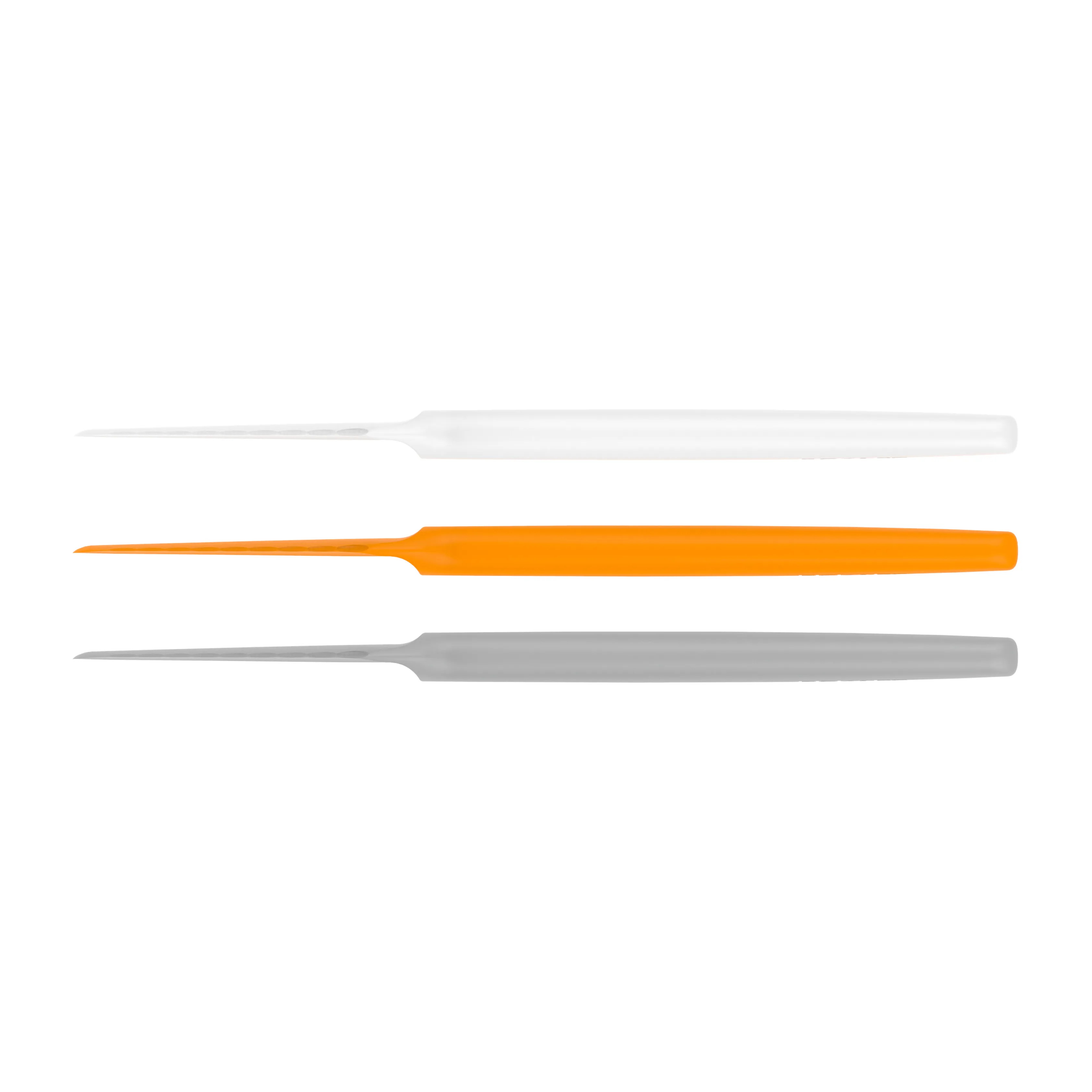 Coltello da burro Functional Form confezione da 3.jn{font-size:18px}grigio-arancione-bianco