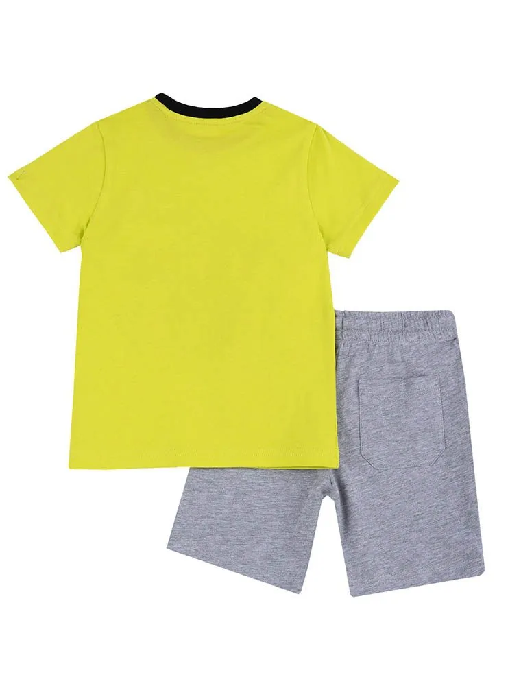 Completo Maglia E Pantalone Corto Chicco - Verde Chiaro