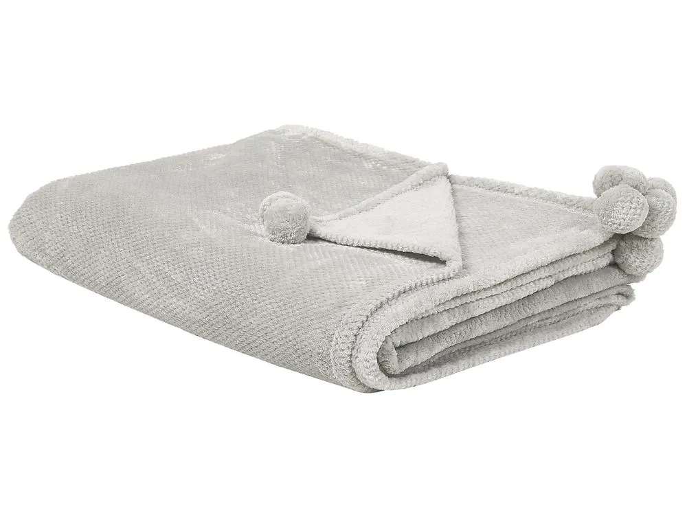 Coperta SAITLER 200 x 220 cm Grigio chiaro