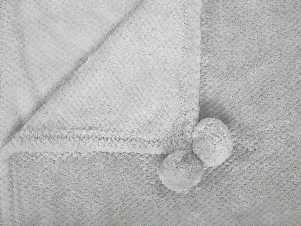 Coperta SAITLER 200 x 220 cm Grigio chiaro
