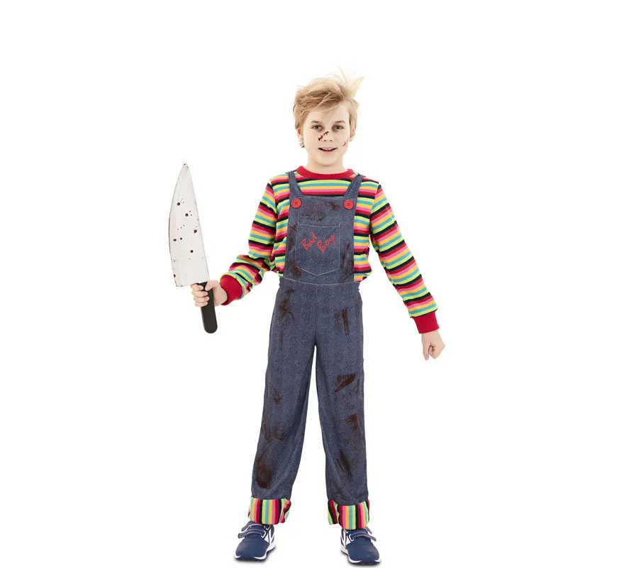 Costume da bambola posseduta da ragazzo