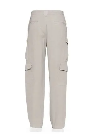 C.P.COMPANY Abbigliamento,Pantaloni Cargo in cotone grigio 