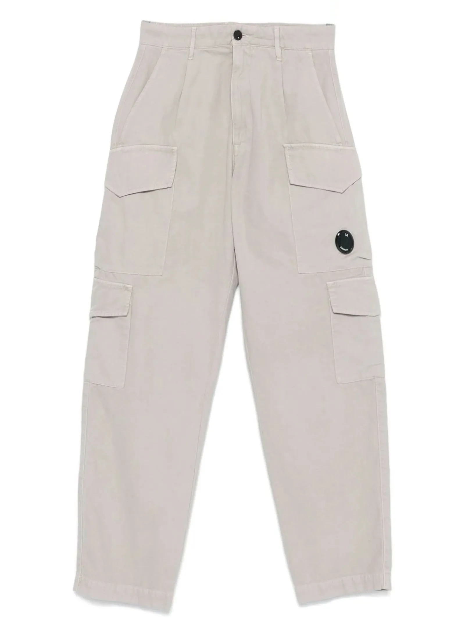 C.P.COMPANY Abbigliamento,Pantaloni Cargo in cotone grigio 