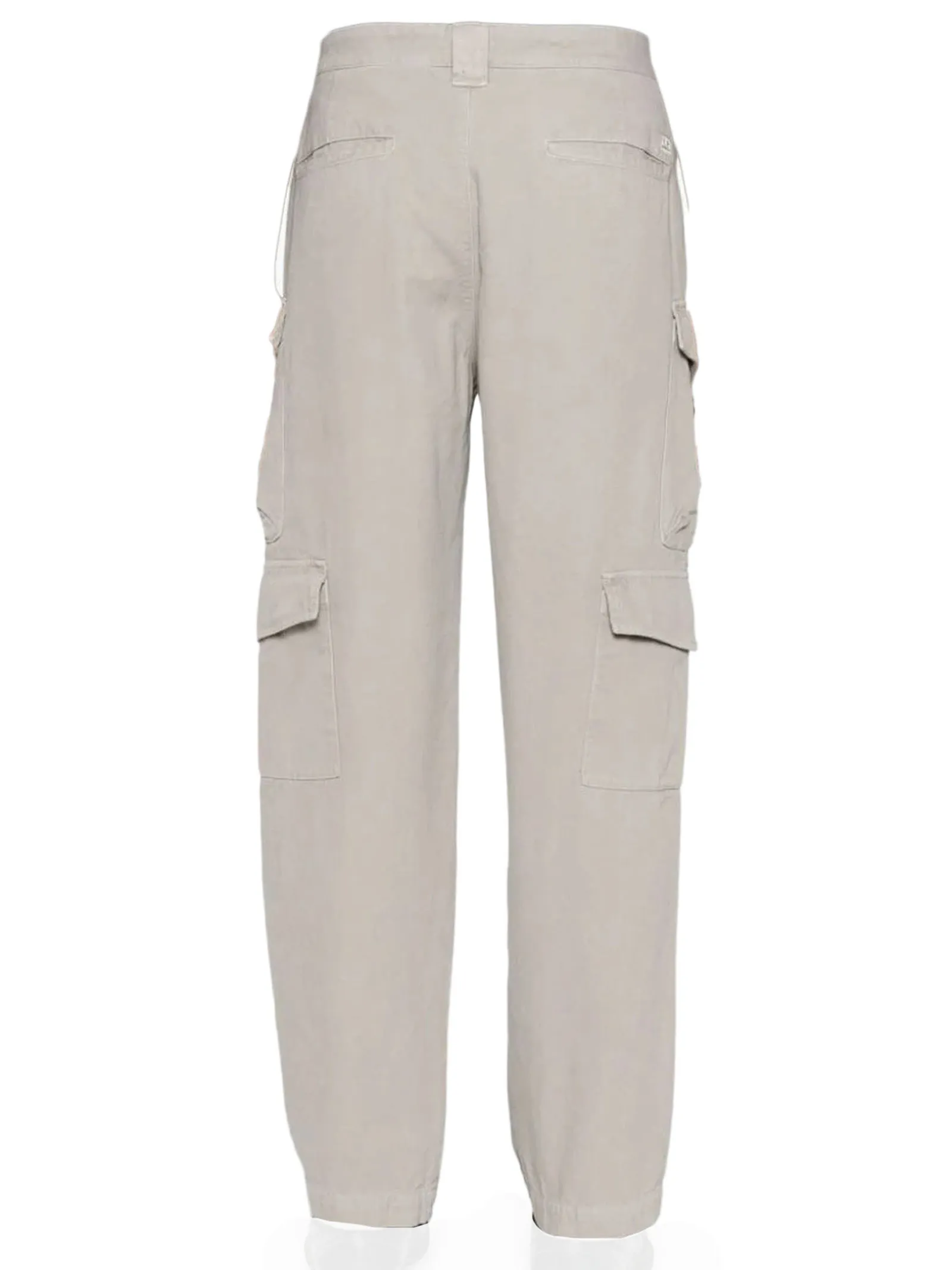 C.P.COMPANY Abbigliamento,Pantaloni Cargo in cotone grigio 