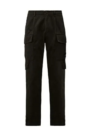 C.P.COMPANY Abbigliamento,Pantaloni Pantaloni cargo in cotone nero 