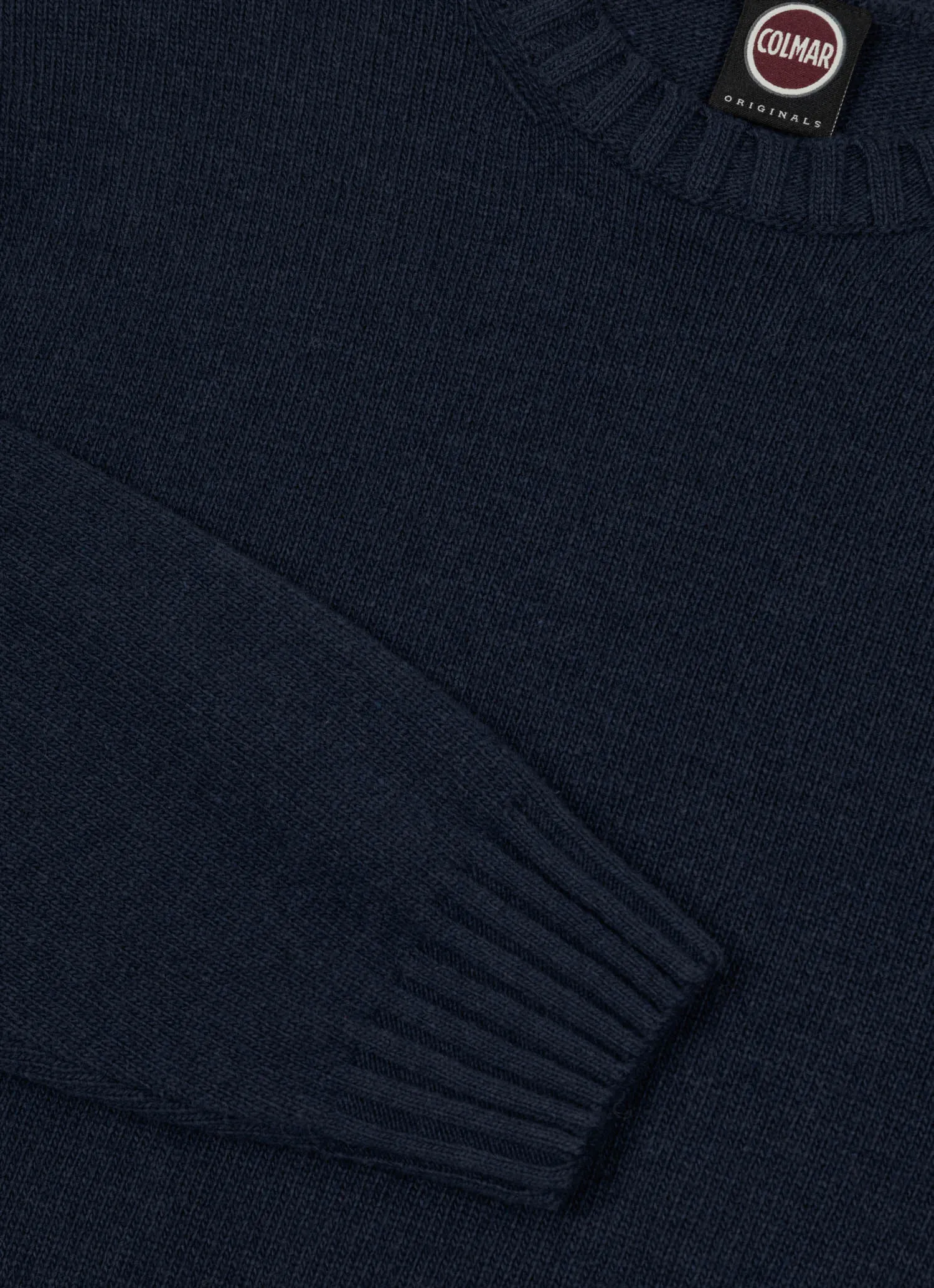Crew-neck cashmere-blend pullover