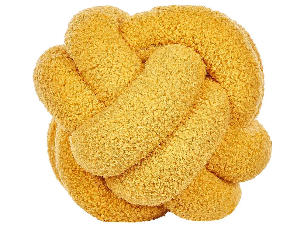 Cuscino decorativo MALNI Bouclé 19 x 19 cm Senape Tinta unita