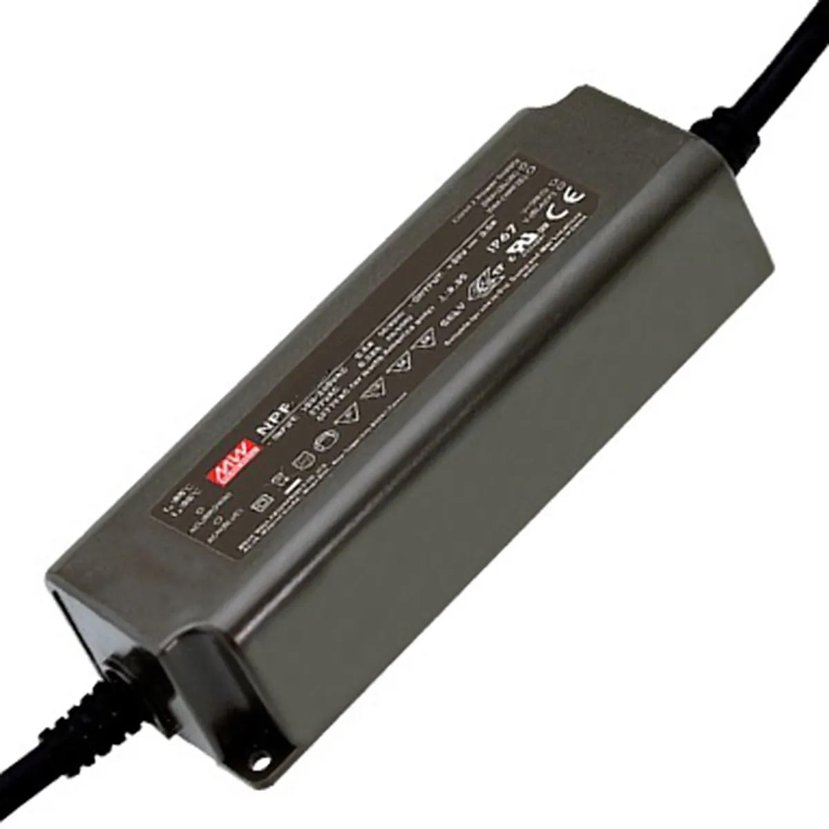 Driver LED Mean Well, 60W, IN 127 → 431 V dc, 90 → 305 V ac, OUT 12V, 5A