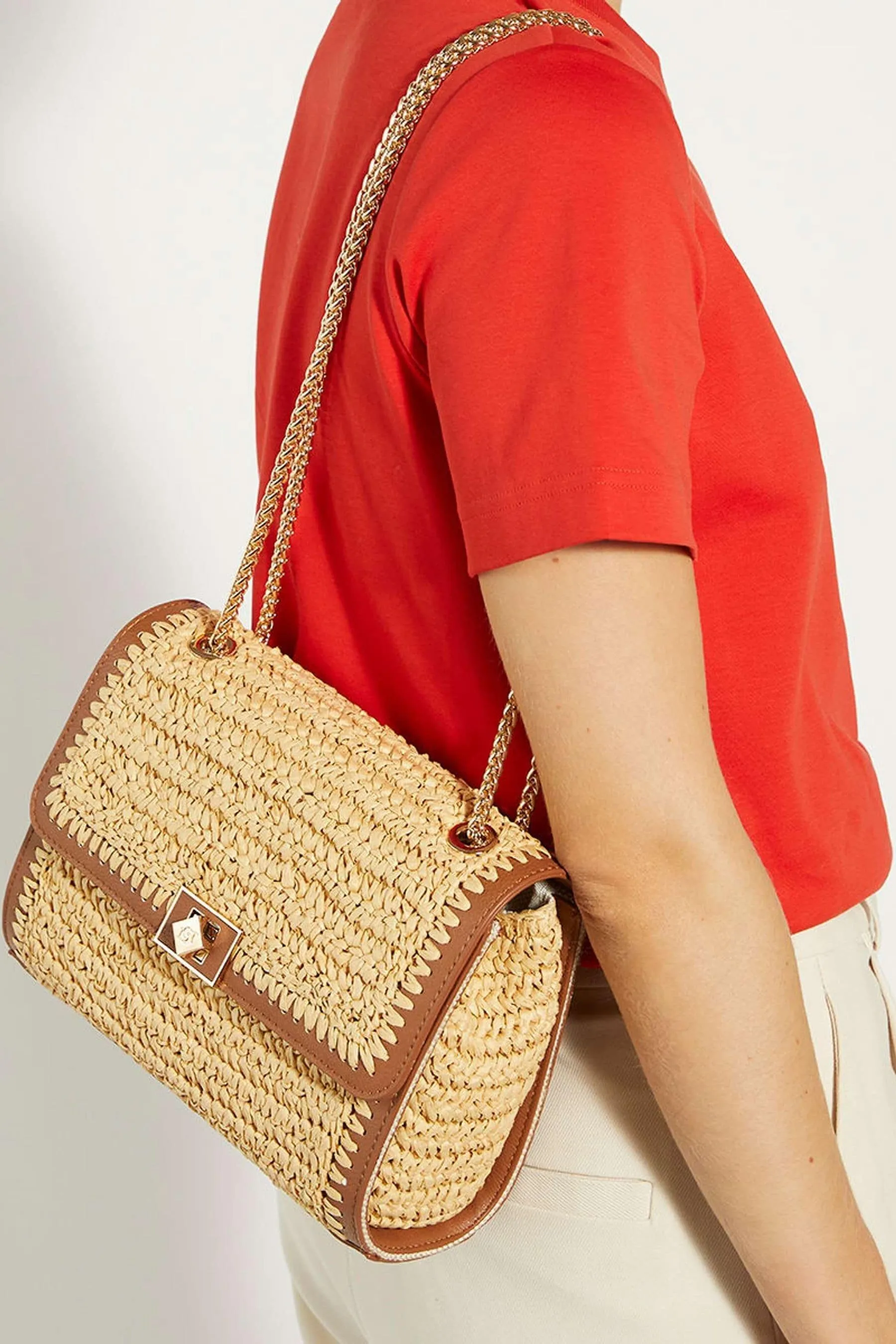 Dune London - Delphinium - Borsa con chiusura a gireggio