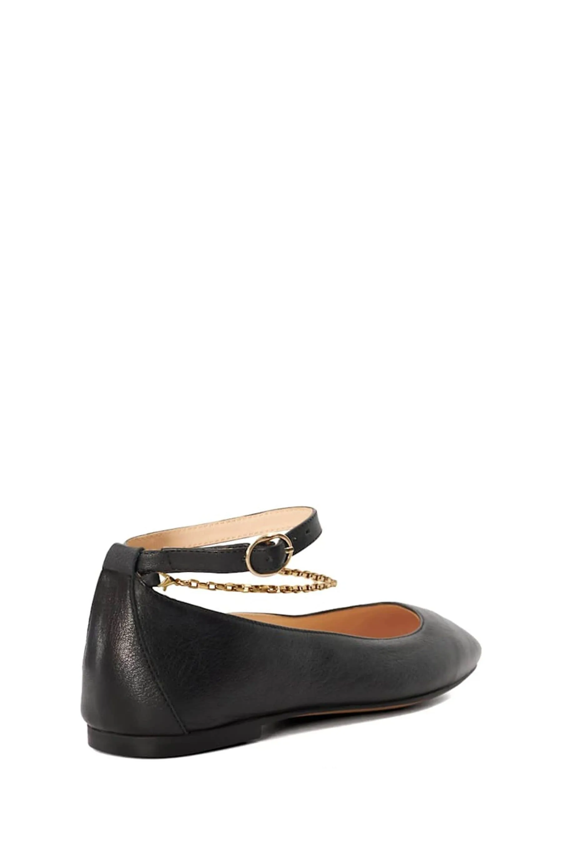 Dune London Halles - Sneakers a ballerina con catena alla caviglia