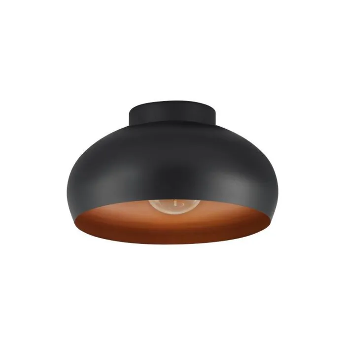 Eglo MOGANO Plafoniera Nero, 1-Luce