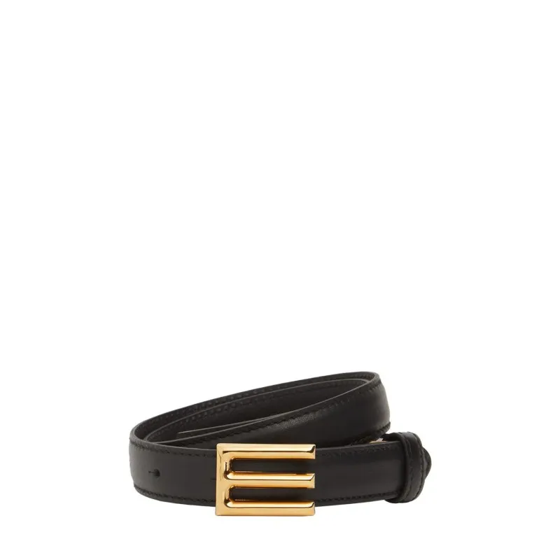 ETRO - Cintura in pelle -Nero