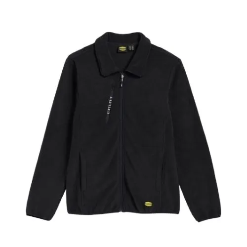 FELPA DIADORA SWEAT PILE FZ BLACK 3XL