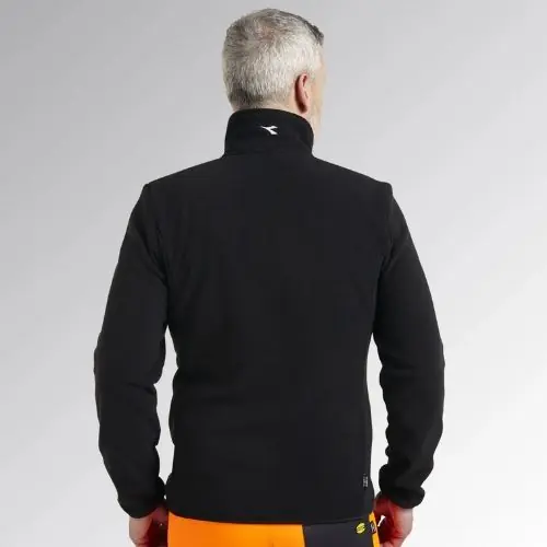 FELPA DIADORA SWEAT PILE FZ BLACK 3XL