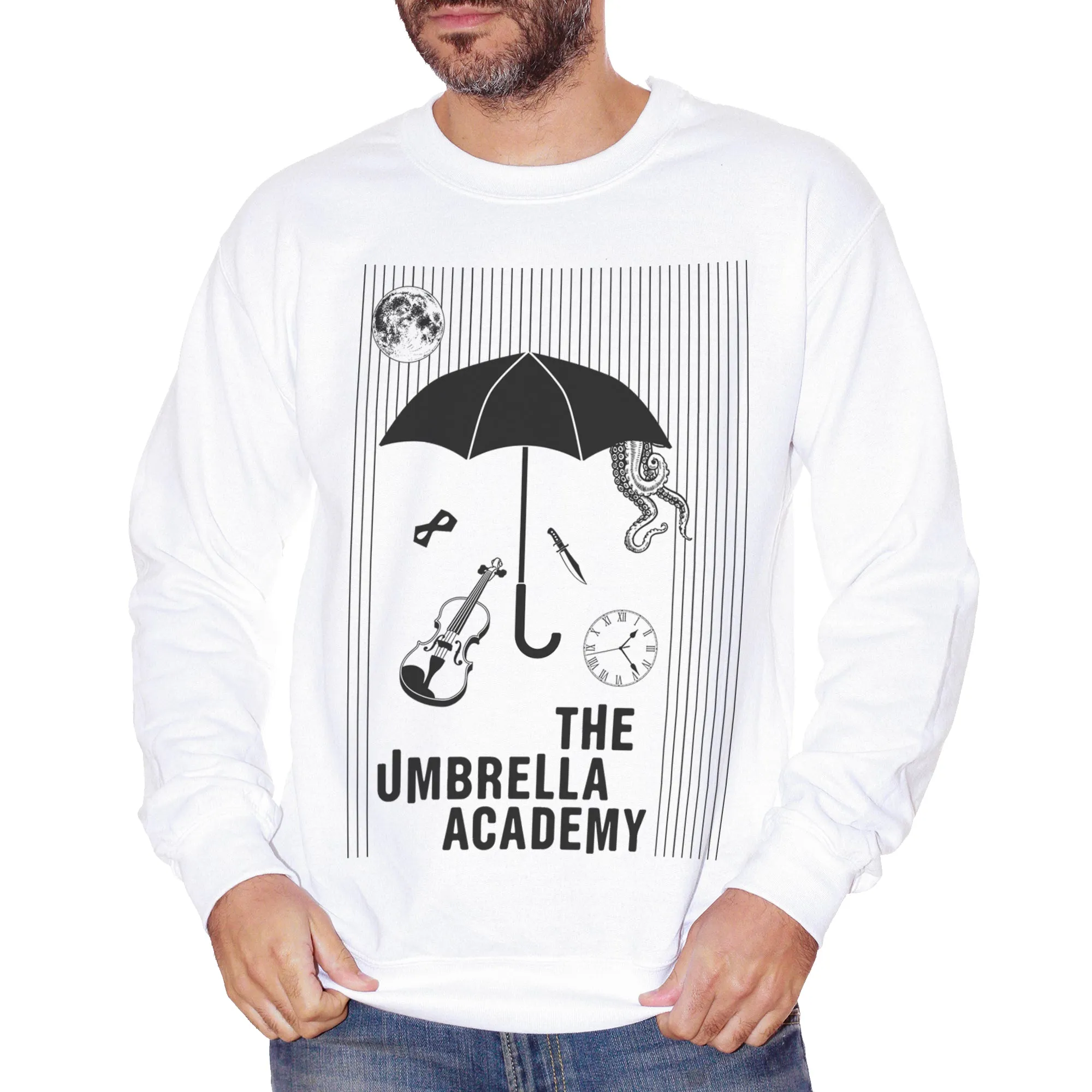 Felpa Girocollo Umbrella Academy Book Serie Comic - FILM